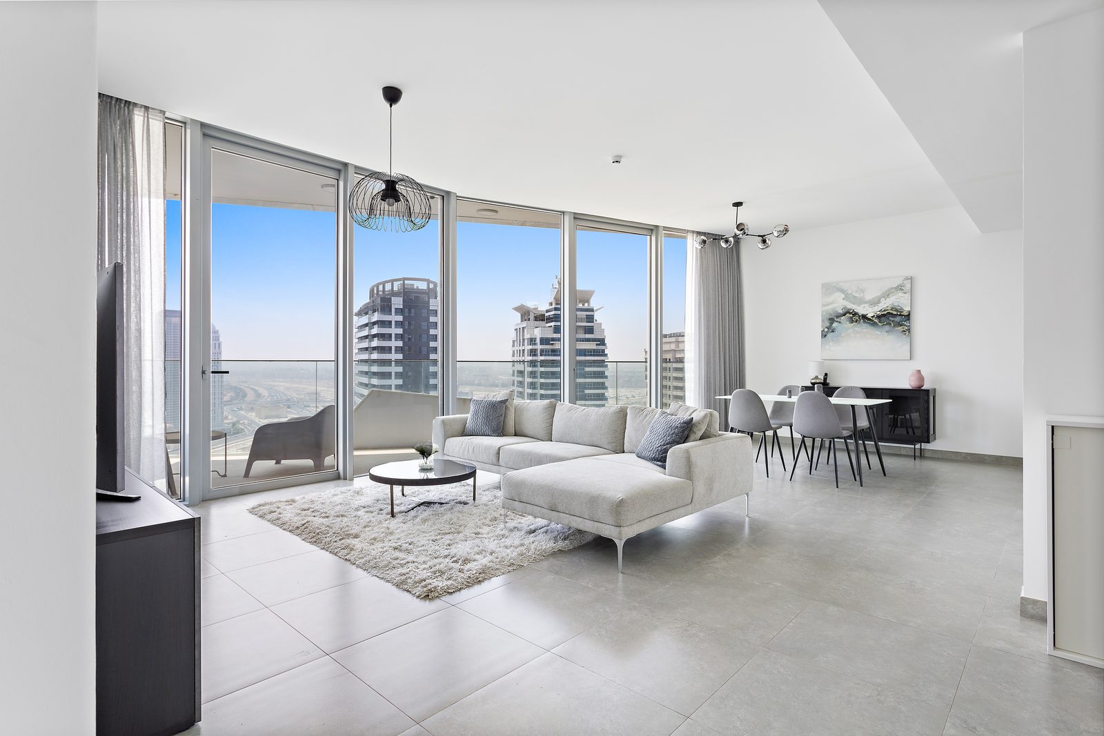 Stylish Dubai holiday home listing photography